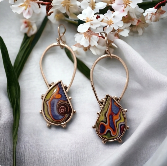 Statement Drop Earrings - Picture 8 of 16